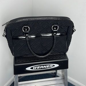 Vera Bradley black quilted handbag